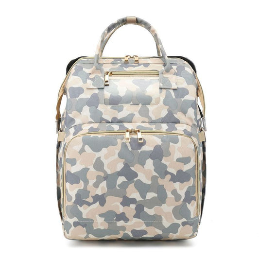 Multi Function Fashionable Double Shoulder Mother Baby Bag